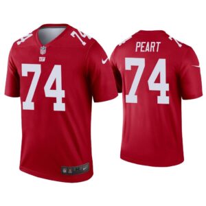 Men Matt Peart New York Giants Red Inverted Legend Jersey