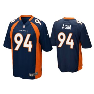 Men McTelvin Agim Denver Broncos Navy Game Jersey