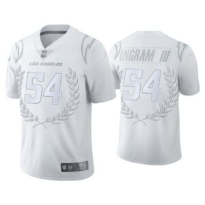 Men Melvin Ingram III Los Angeles Chargers White Platinum Limited Jersey