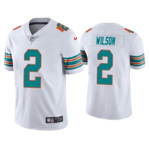 Men Miami Dolphins Albert Wilson Vapor Limited White Jersey