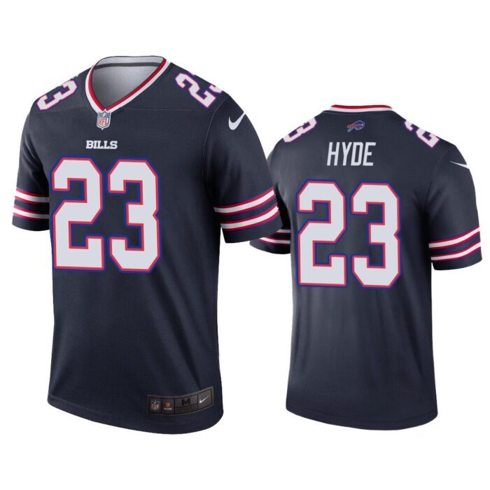 Men Micah Hyde Buffalo Bills Navy Inverted Legend Jersey