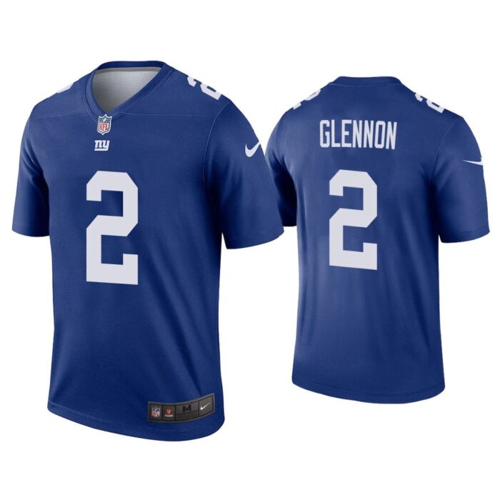 Men Mike Glennon New York Giants Royal Legend Jersey