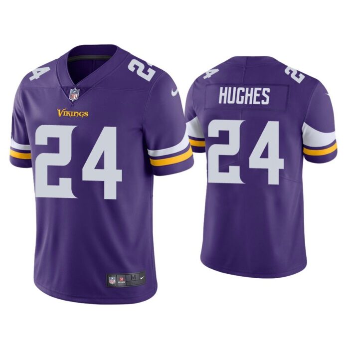 Men Minnesota Vikings Mike Hughes Vapor Limited Purple Jersey