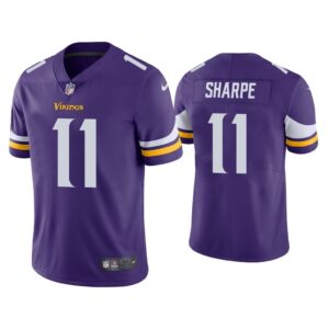 Men Minnesota Vikings Tajae Sharpe Vapor Limited Purple Jersey