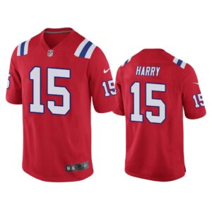 Men N'Keal Harry New England Patriots Red Game Jersey