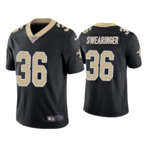 Men New Orleans Saints D.J. Swearinger Vapor Limited Black Jersey