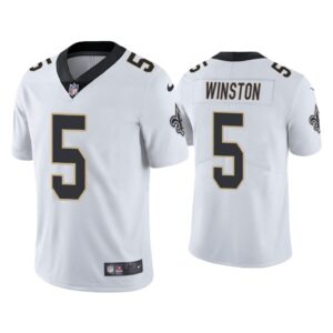 Men New Orleans Saints Jameis Winston Vapor Limited White Jersey