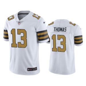 Men New Orleans Saints Michael Thomas #13 White Color Rush Limited Jersey