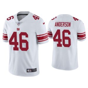 Men New York Giants Ryan Anderson Vapor Limited White Jersey