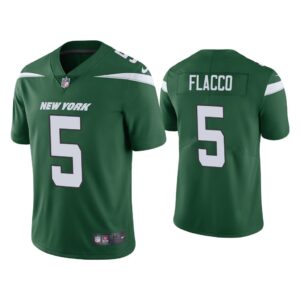 Men New York Jets Joe Flacco Vapor Limited Green Jersey