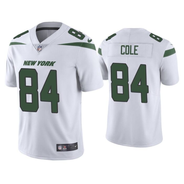 Men New York Jets Keelan Cole Vapor Limited White Jersey