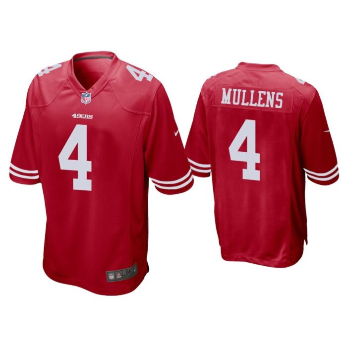 Men Nick Mullens San Francisco 49ers Scarlet Game Jersey