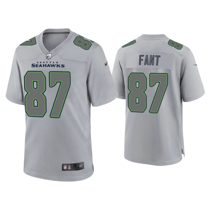 Men Noah Fant Seattle Seahawks Gray Atmosphere Fashion Game Jersey