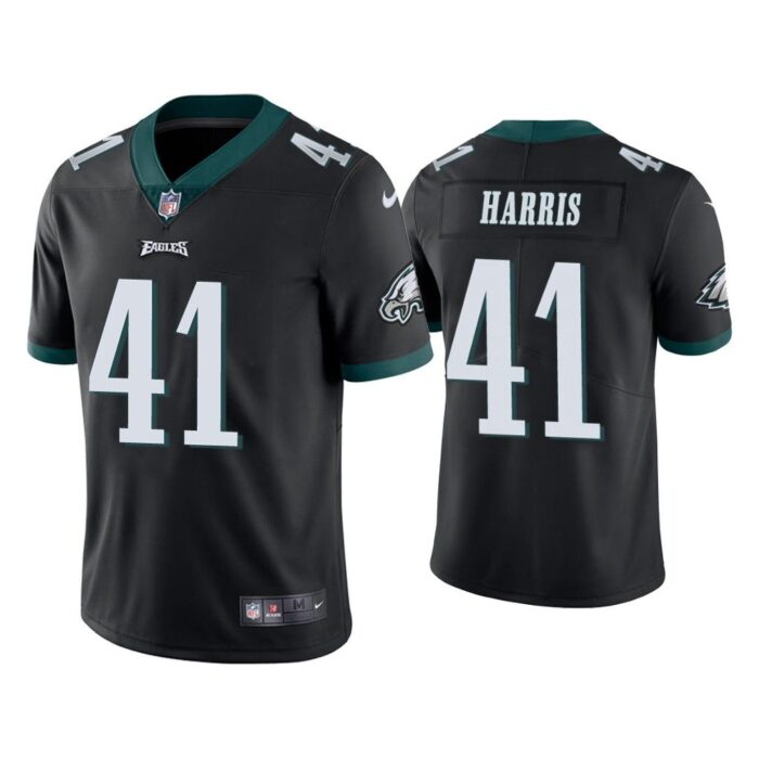 Men Philadelphia Eagles Anthony Harris Vapor Limited Black Jersey