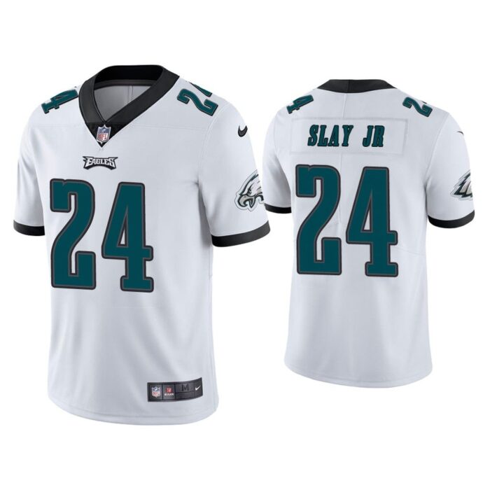 Men Philadelphia Eagles Darius Slay Vapor Limited White Jersey