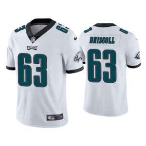 Men Philadelphia Eagles Jack Driscoll Vapor Limited White Jersey