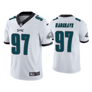 Men Philadelphia Eagles Javon Hargrave Vapor Limited White Jersey