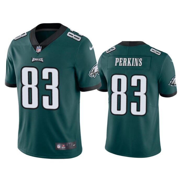 Men Philadelphia Eagles Josh Perkins #83 Green Color Rush Limited Jersey