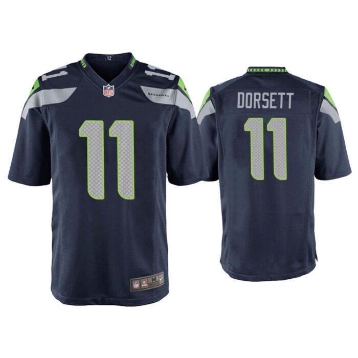 Men Phillip Dorsett Seattle Seahawks College Navy Game Jersey