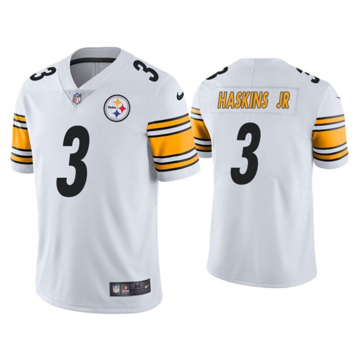 Men Pittsburgh Steelers Dwayne Haskins Jr. Vapor Limited White Jersey