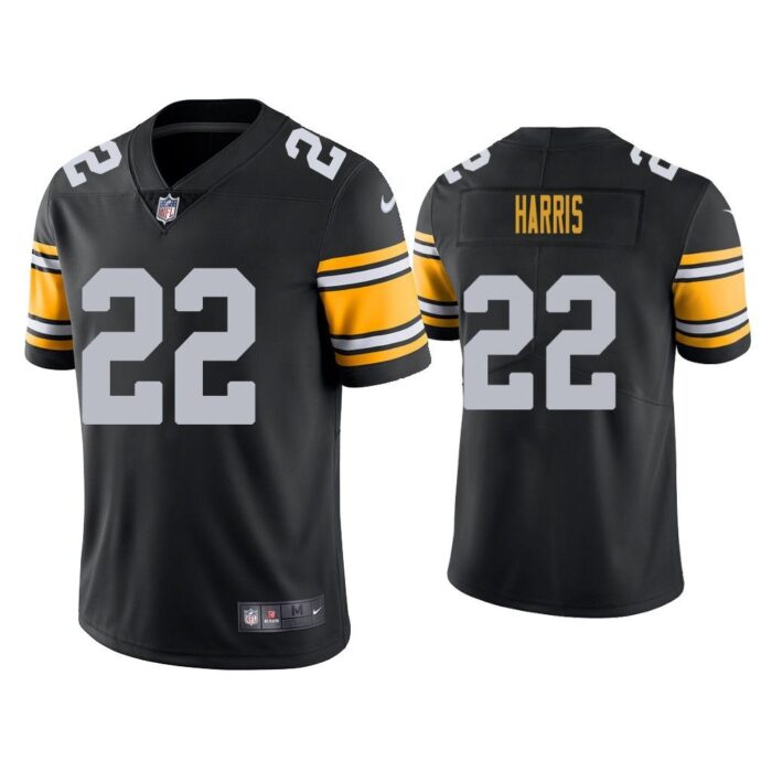 Men Pittsburgh Steelers Najee Harris Vapor Limited Black Jersey