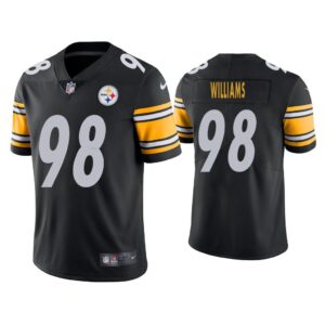 Men Pittsburgh Steelers Vince Williams Vapor Limited Black Jersey