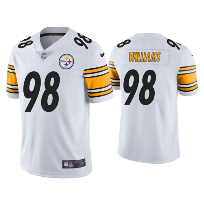 Men Pittsburgh Steelers Vince Williams Vapor Limited White Jersey