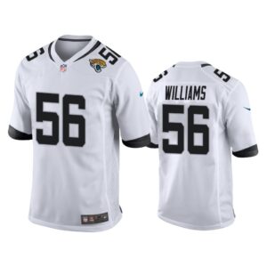 Men Quincy Williams Jacksonville Jaguars White Game Jersey