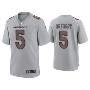 Men Randy Gregory Denver Broncos Gray Atmosphere Fashion Game Jersey