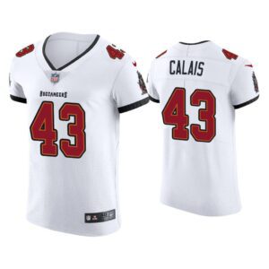 Men Raymond Calais Tampa Bay Buccaneers White Vapor Elite Jersey