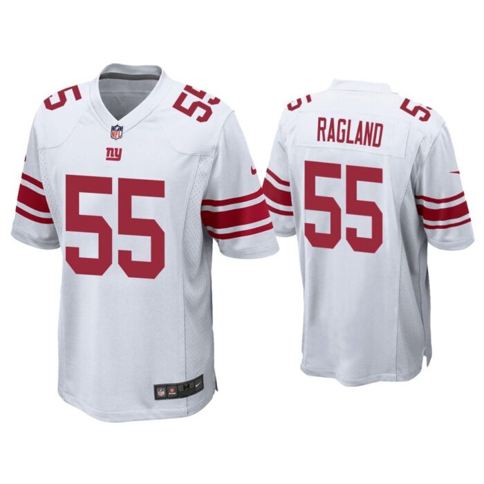 Men Reggie Ragland New York Giants White Game Jersey