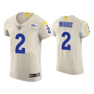 Men Robert Woods Los Angeles Rams Cream Vapor Elite Jersey