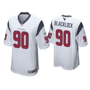 Men Ross Blacklock Houston Texans White Game Jersey