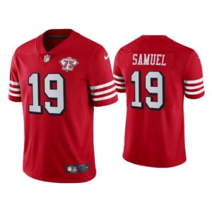 Men San Francisco 49ers Deebo Samuel Vapor Limited Scarlet Jersey