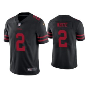 Men San Francisco 49ers Kevin White Vapor Limited Black Jersey