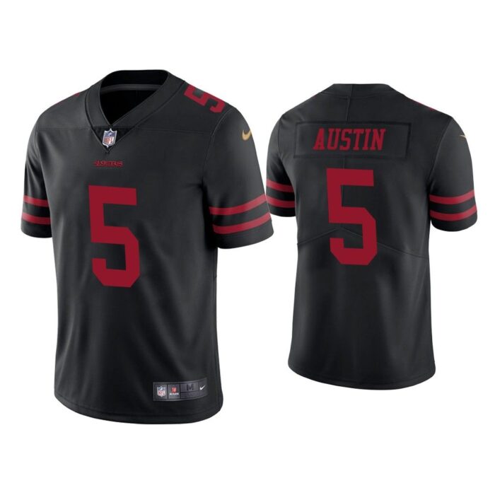 Men San Francisco 49ers Tavon Austin Vapor Limited Black Jersey