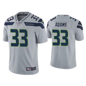 Men Seattle Seahawks Jamal Adams Vapor Limited Gray Jersey