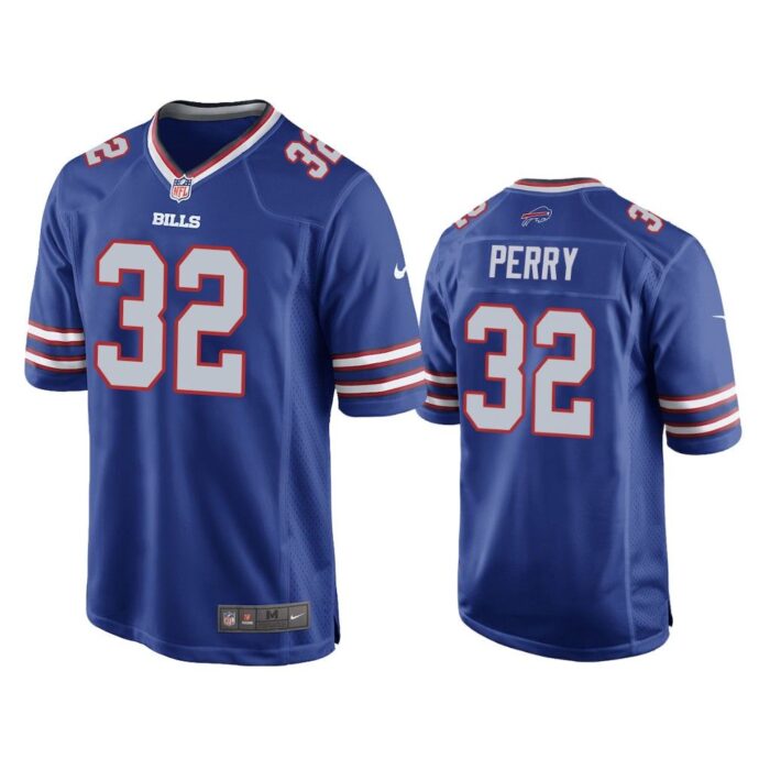 Men Senorise Perry Buffalo Bills Royal Game Jersey