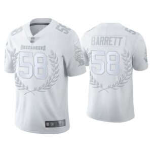 Men Shaquil Barrett Tampa Bay Buccaneers White Platinum Limited Jersey