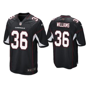 Men Shawn Williams Arizona Cardinals Black Alternate Game Jersey