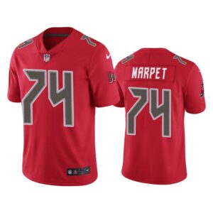 Men Tampa Bay Buccaneers Ali Marpet #74 Red Color Rush Limited Jersey