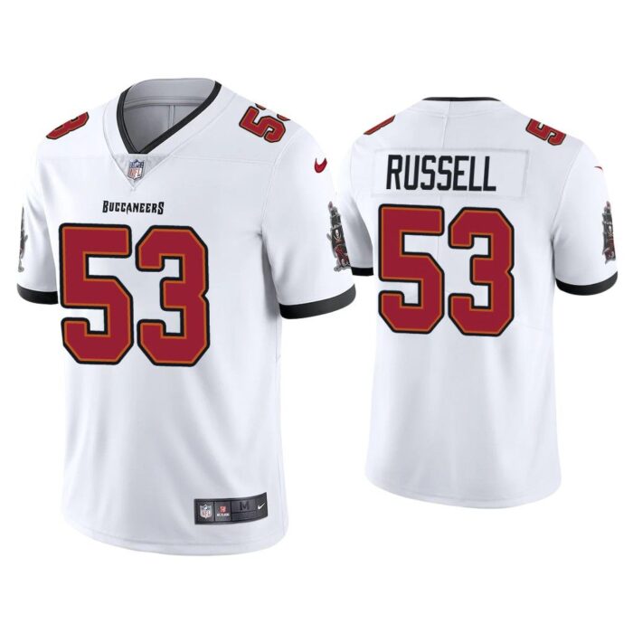 Men Tampa Bay Buccaneers Chapelle Russell Vapor Limited White Jersey