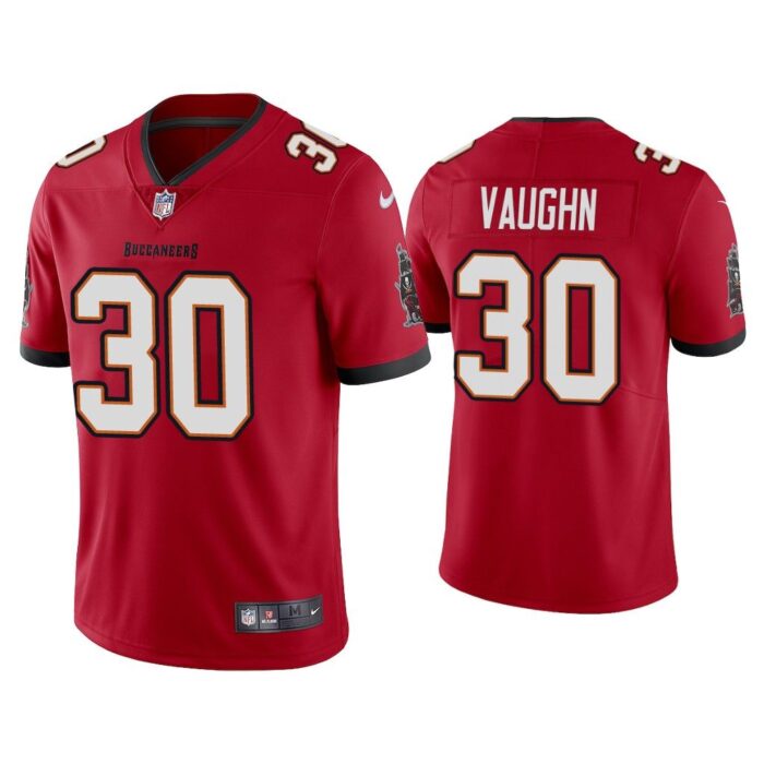 Men Tampa Bay Buccaneers Ke'Shawn Vaughn Vapor Limited Red Jersey