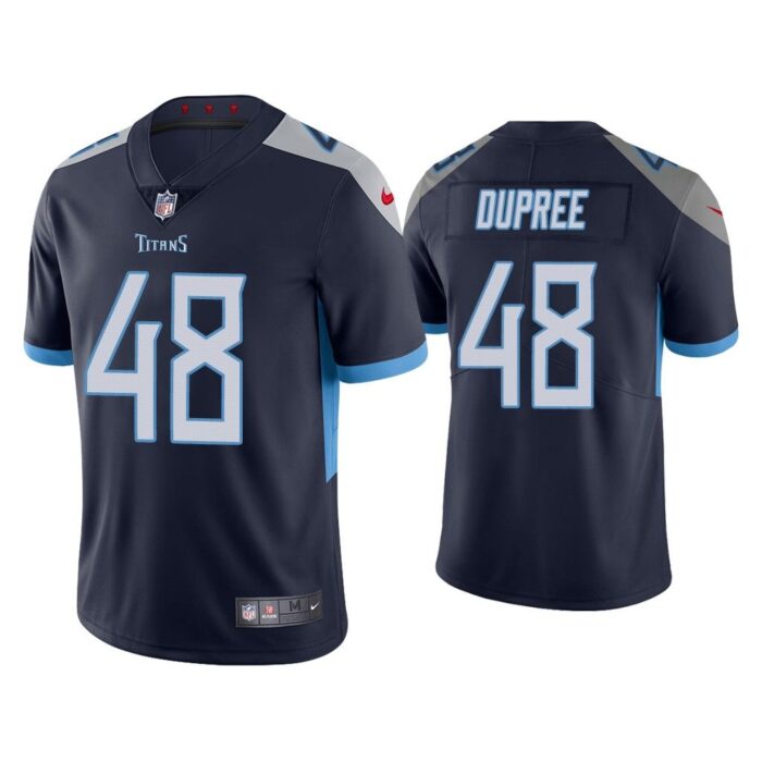 Men Tennessee Titans Bud Dupree Vapor Limited Navy Jersey