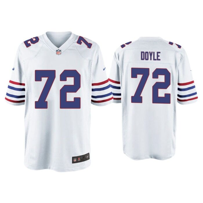 Men Tommy Doyle Buffalo Bills White Alternate Game Jersey