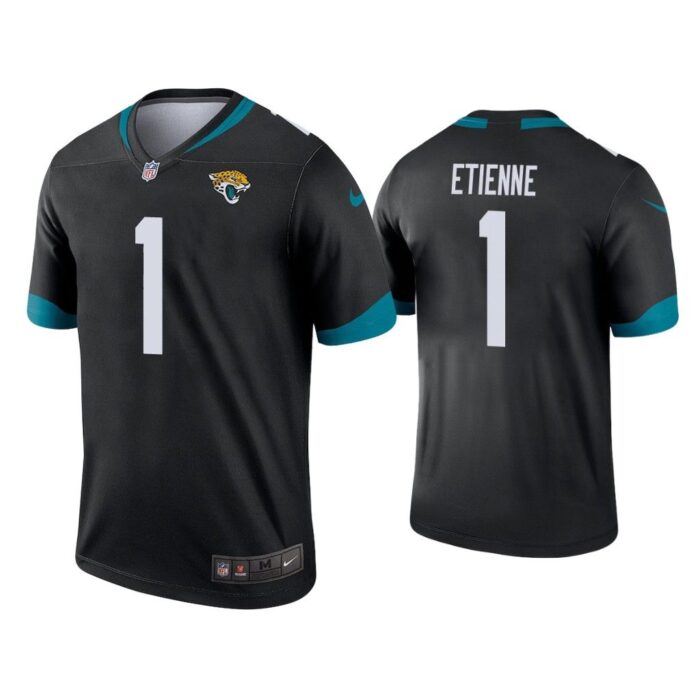 Men Travis Etienne Jacksonville Jaguars Black Legend Jersey