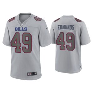 Men Tremaine Edmunds Buffalo Bills Gray Atmosphere Fashion Game Jersey