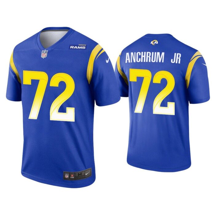 Men Tremayne Anchrum Jr. Los Angeles Rams Royal Legend Jersey