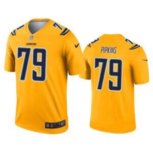 Men Trey Pipkins Los Angeles Chargers Gold Inverted Legend Jersey