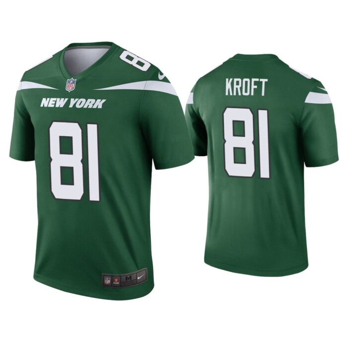 Men Tyler Kroft New York Jets Green Legend Jersey